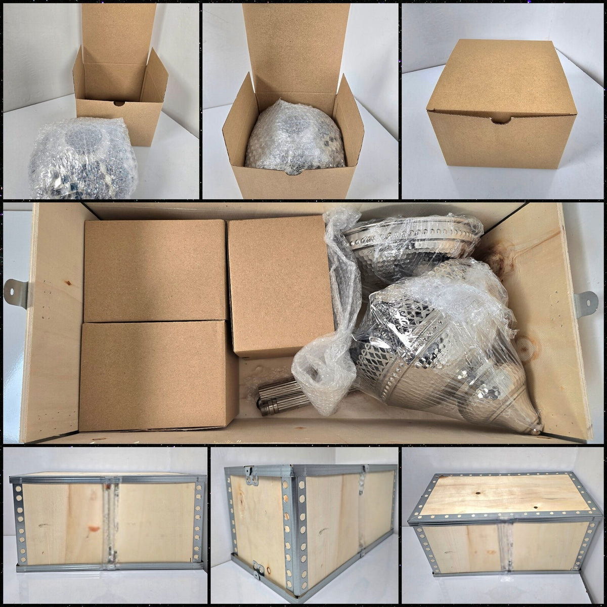 Turkish Mosaic Chandelier – 3 Globe Handmade Rainbow Glass Boho Ceiling Lamp