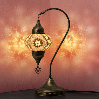Mosaic Swan Lamp